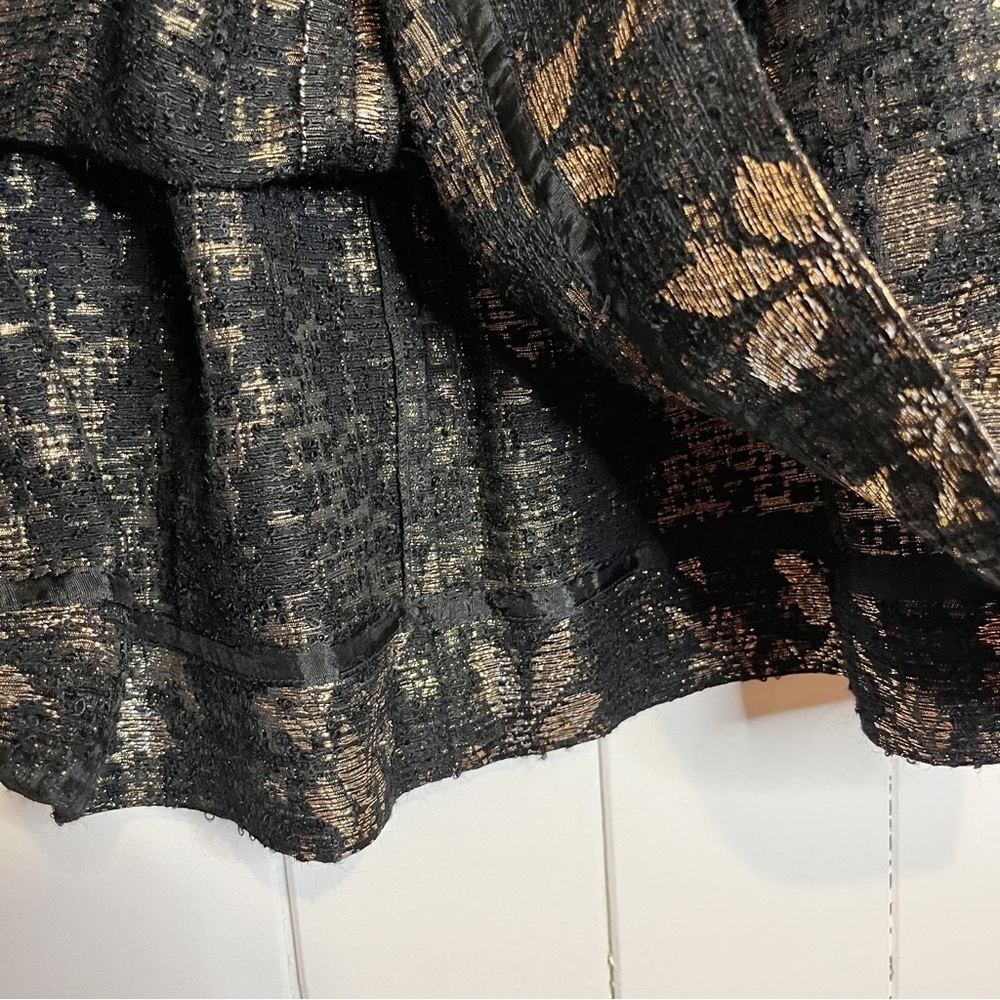 Sportcraft Inc. Black and Gold Skirt. - Picture 4 of 10